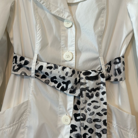 Bebe White Trench Coat Size XS - Picture 3 of 16